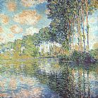 Claude Monet Poplars on the Epte painting